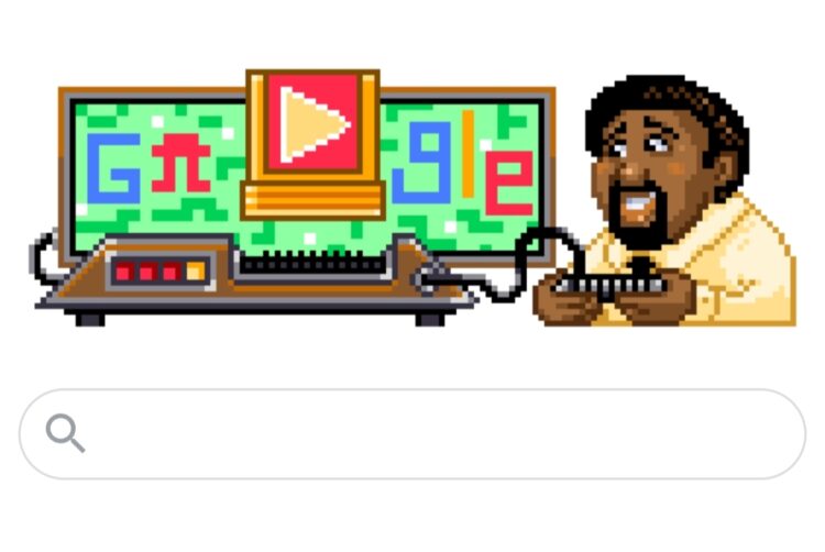 Google Doodle mengenang Jerry Lawson, saat gambar diklik, bisa main game ringan.